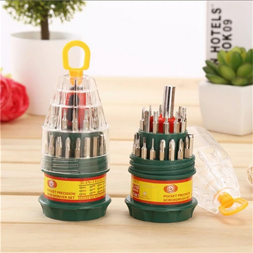 

New 31-In-1 Screwdriver For PDA Phone Computer Screwdriver Set Hard Drive Watch PSP Repair Tools Set