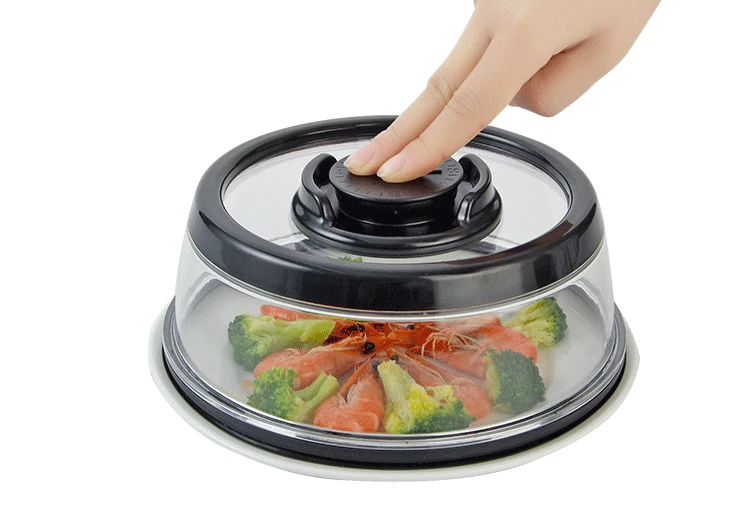 Силиконовые вакуумные крышки с крышкой для микроволновой печи чаша подогревом