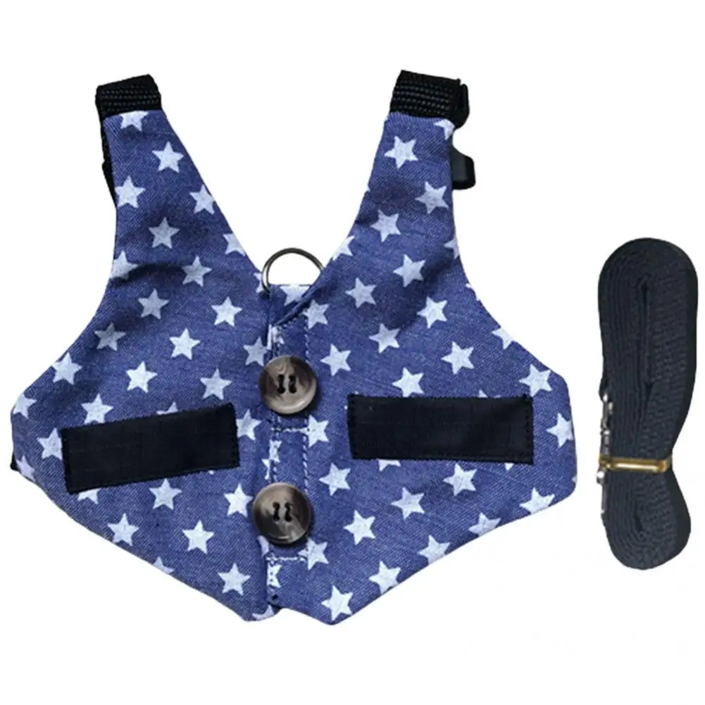 

3 Sizes Durable Wear-resistant Traction Rope Pet Supplies Rabbit Harness Bite-resistant for Small Animal