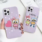 Милый мультяшный чехол для телефона с изображением животных Совы для Samsung Galaxy S20 FE S21 Note 20 Ultra 10 S10 S10e S9 S8 Lite Plus Pro, мягкий чехол из ТПУ