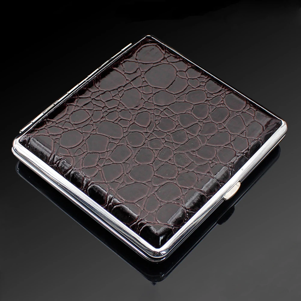 

Light Luxury 5 Styles Cigarette Case Leather Metal Cigarette Case Men's Special Smoking Tobacco Tool Cigarette Accessories