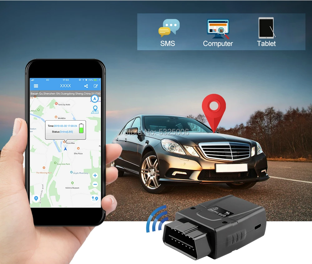OBD gps телефон GOT08 установка превышение скорости сигнализация о столкновении гео-забор gps трекер автомобиль Пожизненное бесплатное приложение веб-программное обеспечение