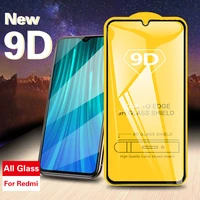 9d full cover tempered glass for xiaomi redmi note 7 8 6 5 pro k20 s2 screen protector for xiaomi 9 8 6x 5x a3 protective glass