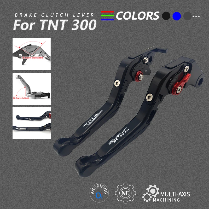 

Для Benelli TNT 300 рычаги тормозной муфты 2016 2017 CNC алюминиевый сплав складной выдвижной Мотоциклетные аксессуары рычаг тормоза