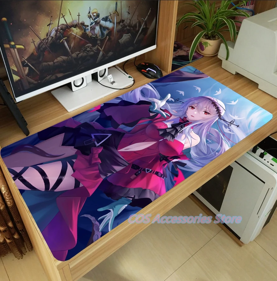 anime arknights skadi the corrupting heart mouse pad mice mat large thicken pc laptop keyboard table pad gaming play mat otaku free global shipping