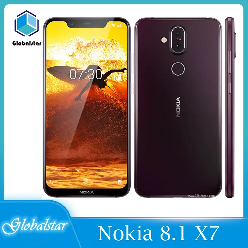 

Nokia X7 Refurbished Original Nokia 8.1 phone 4G 6GB RAM 64GB ROM 6.18" Snapdragon 710 Octa Core Android 20MP Free headphone