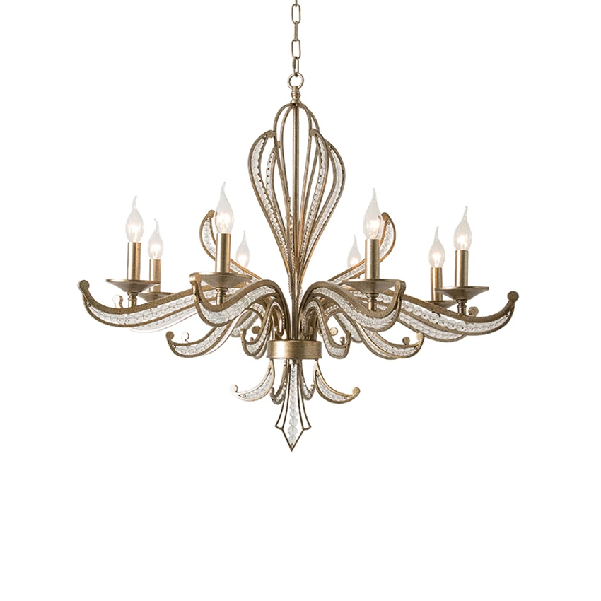 Люстра в американском стиле подсвечник Светильники для гостиной лампы во