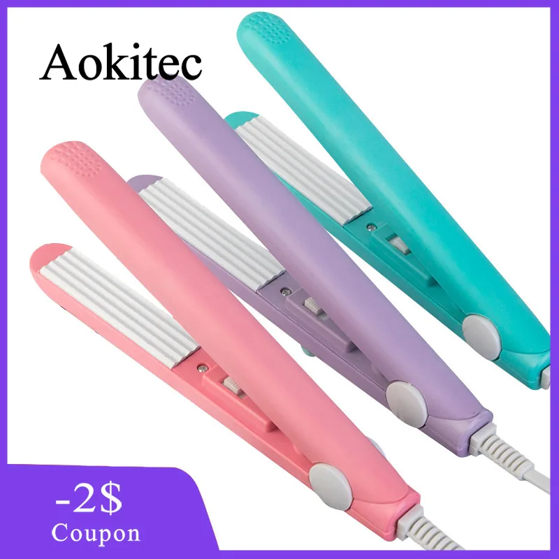 Мини щипцы для завивки волос портативные электрические укладки инструменты