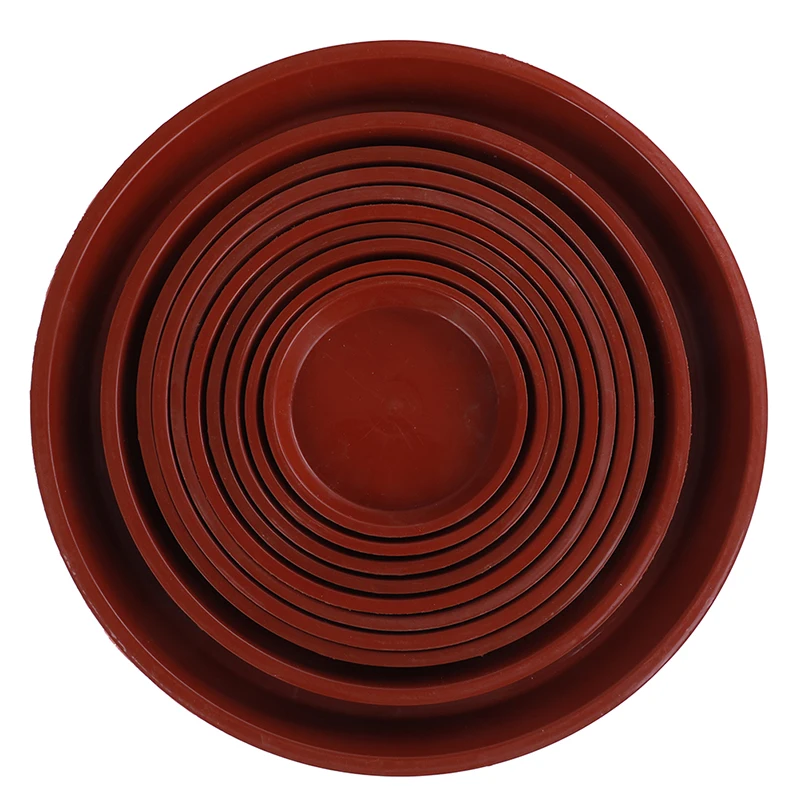 

1 шт. чехол для садового горшка, пластиковый Одноцветный горшок для сада, горшок для растений, поддон для поддонов, цветочный горшок