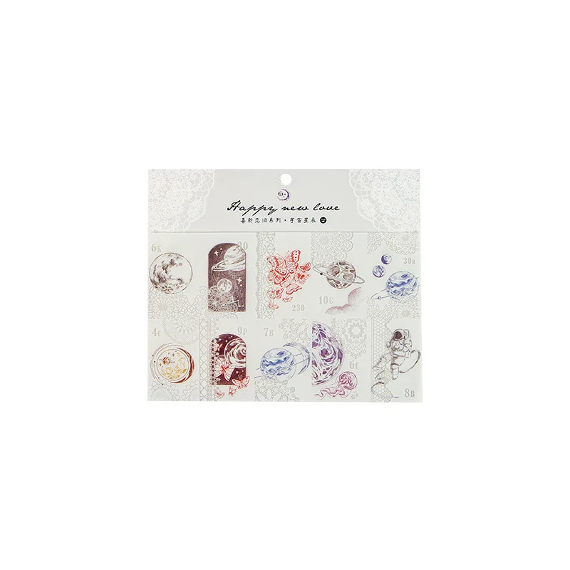 

20sets/lot Kawaii Stationery Stickers Vintage lace DIY Craft Scrapbooking Album Junk Journal Happy Planner Diary Stickers