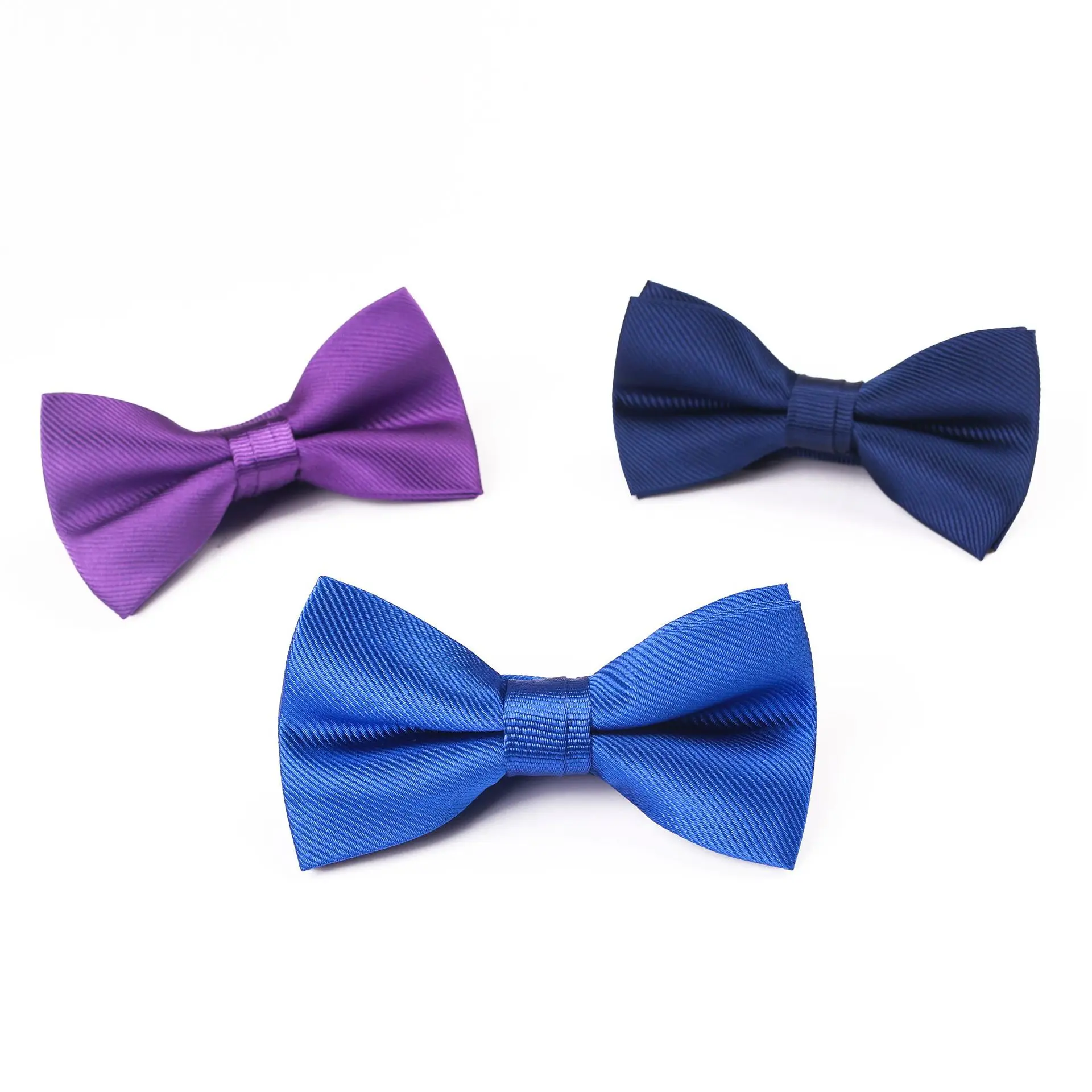 Linbaiway однотонный галстук-бабочка для мужских костюмов тканый полиэфирный