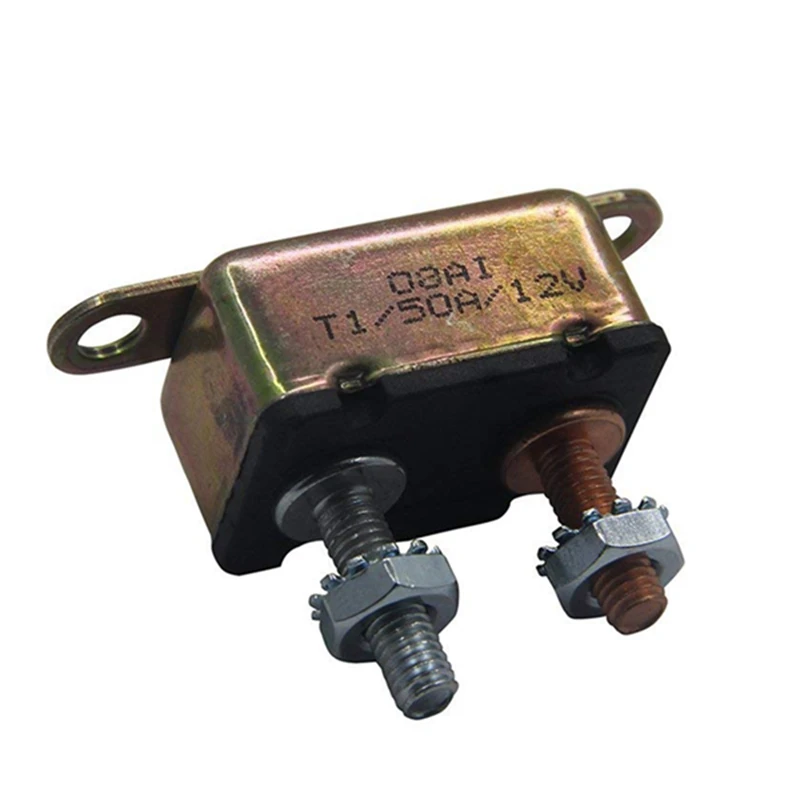 Металлический автоматический предохранитель сброса болт 50A выключатель