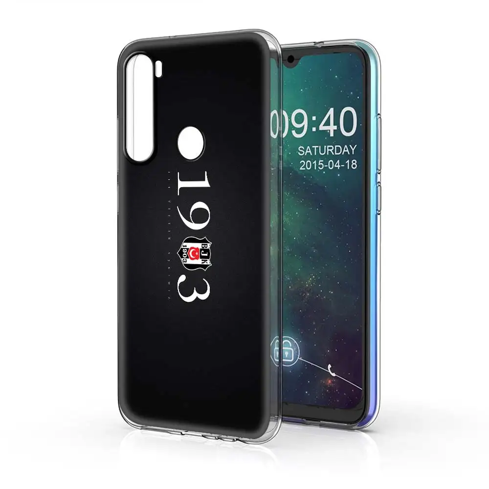 

besiktas BJK Case for Xiaomi Redmi Note 9S 9 Pro 7 8 Pro 8T cover for Redmi 7A 8A 9A 9C 9i tpu soft Phone Shell Capa