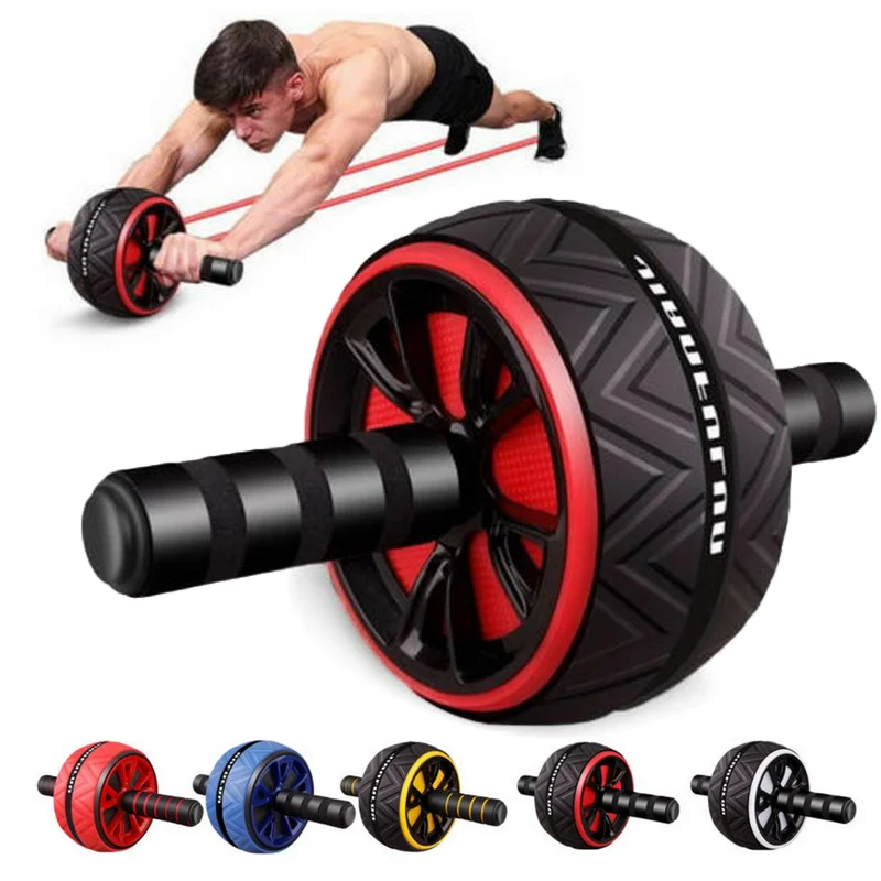 Фитнес ролик для пресса колесо приспособление тренировки мускул домашнего