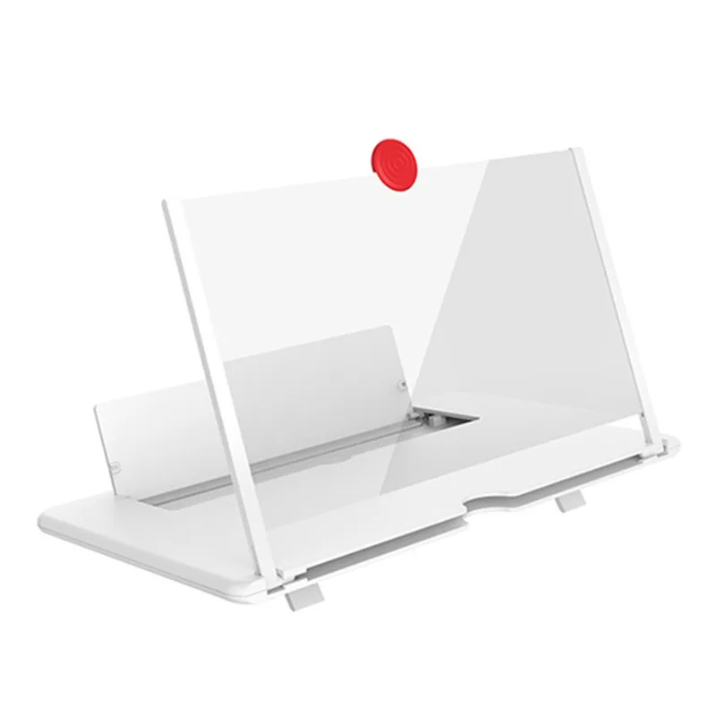12inch Pull Typer Cell Phone Amplifier 3D Effect High Definition Large Screen with Desk Holder Magnifying Folding For Movie Game |