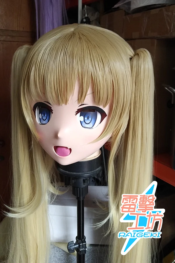 

(RAIGEKI MAKS 119) Silicone Helloween Mask Crossdressing BJD DOLL Kigurumi Anime Eriri Spencer Sawamura Cosplay Mask