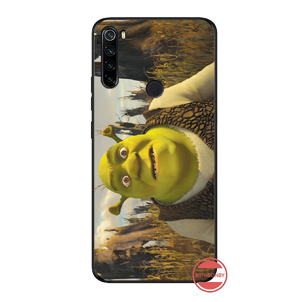 Чехол для телефона shrek черный мягкий резиновый чехол из ТПУ Xiaomi Mi A1 A2 5 6PLUS 8 9 SE Lite MIX