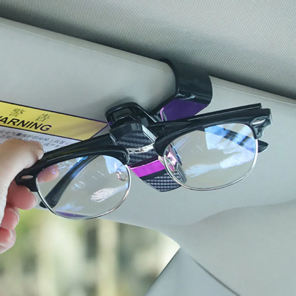 Портативный Универсальный Автомобильный очки галстук зажимы карты органайзер