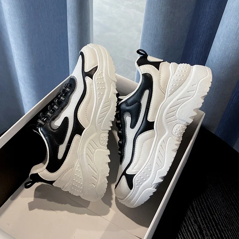 

Women Shoes 2020 New Sneakers For Vulcanize Shoes Casual Fashion Dad Shoes Breathable non-slip lace-up Sneakers shoes woman A19