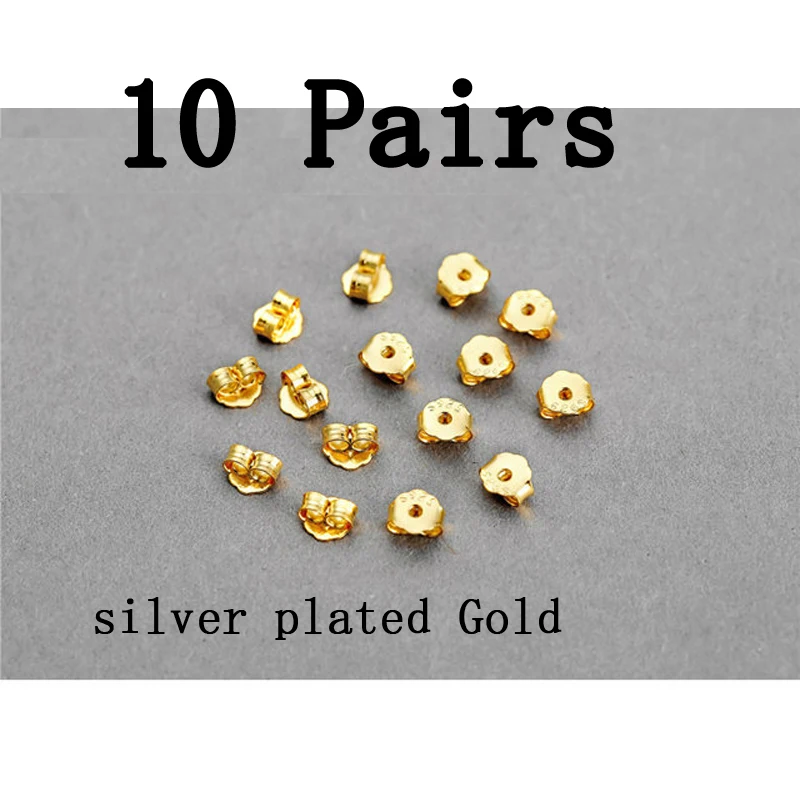 S 925 пробы серебряные беруши золотые аксессуары | Украшения и