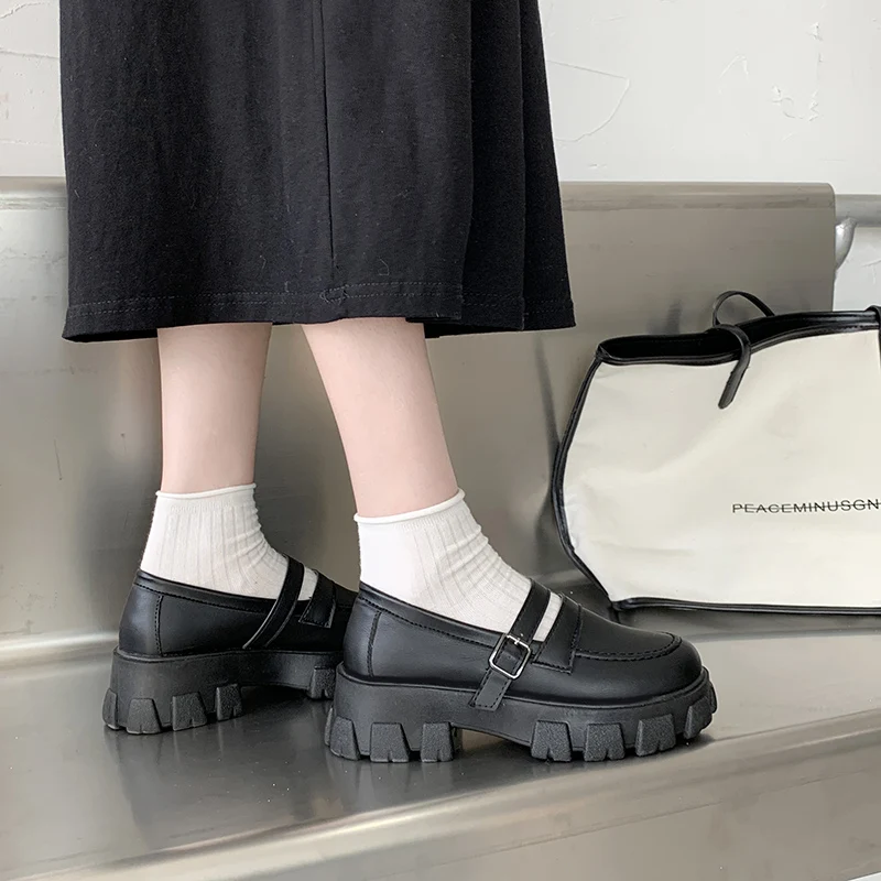 

Lolita shoes platform black high heels women's shoes fashion platform shoes female round toe Mary Jane lace heel single shoes