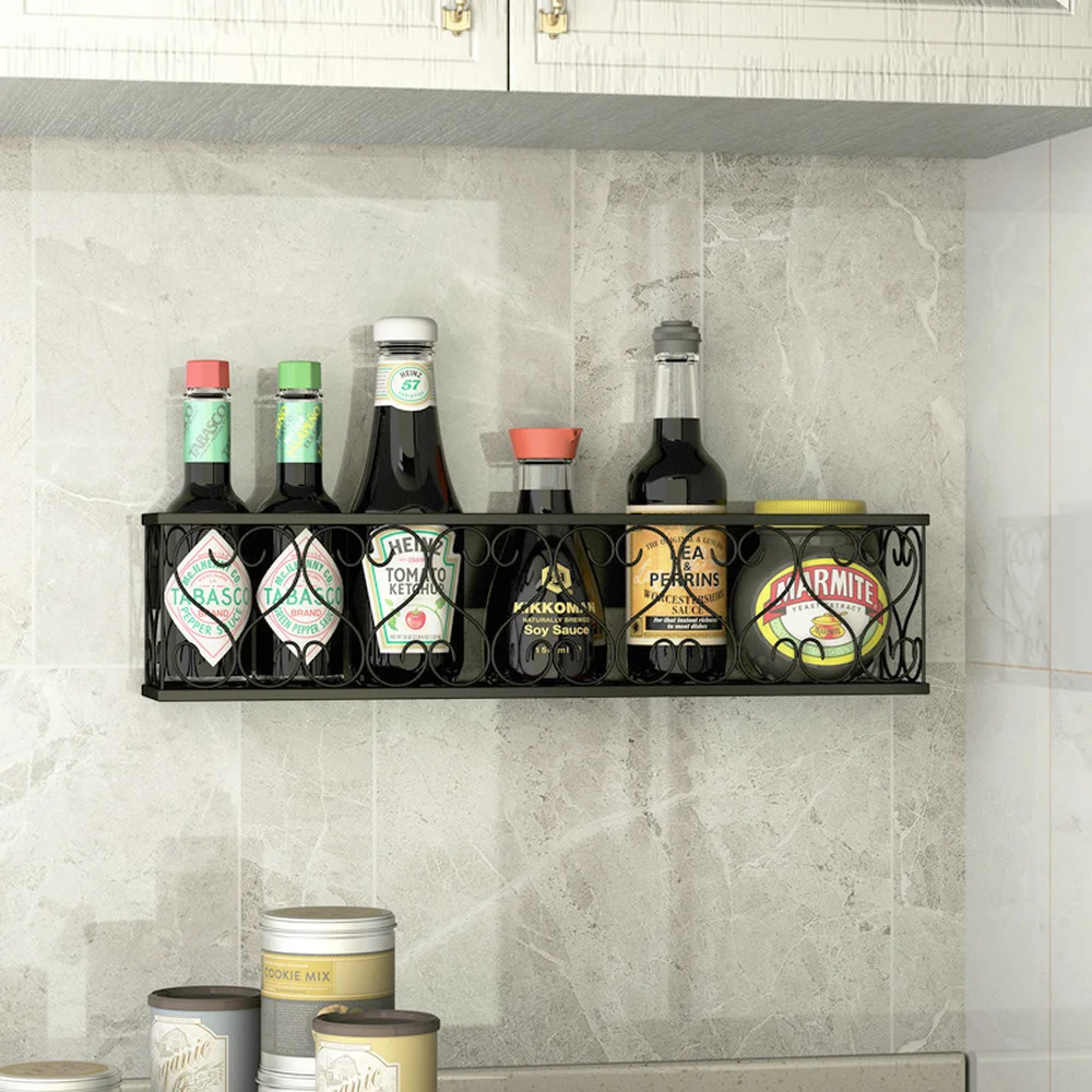 Стеллаж кухонный настенный для специй 1 упаковка|Настенные кухонные стеллажи| |