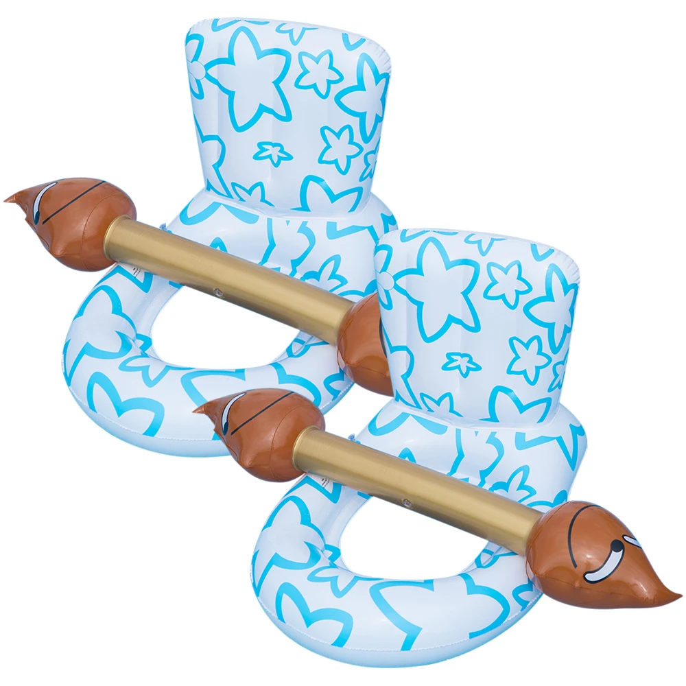 

Portable Inflatable Circle Baby Float Kids Swimming Circle with Backrest Pool Seat Swimming Pool Accessories