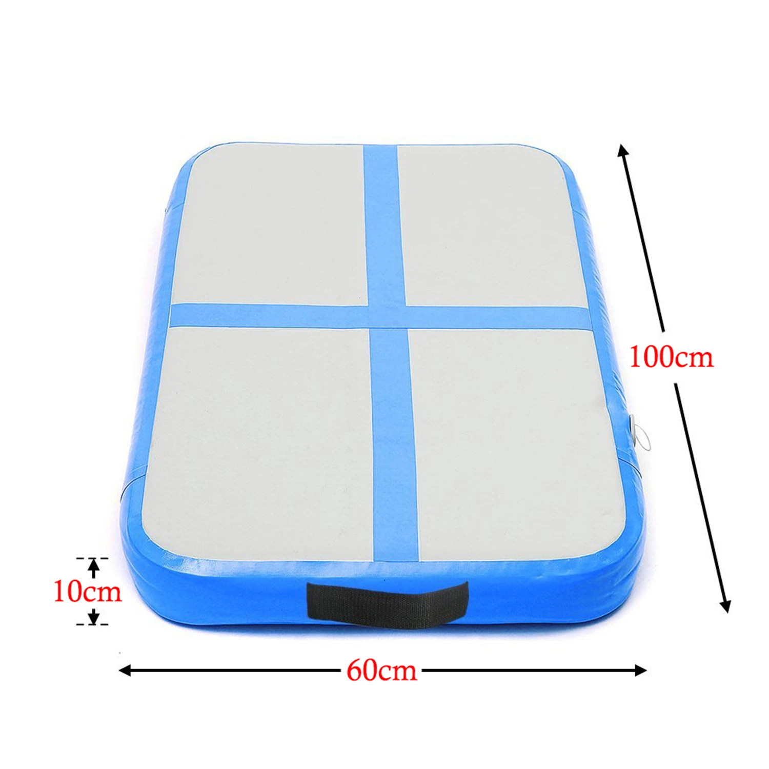 Бесплатная доставка розовый надувной гимнастический воздушный блок 10 см толщина