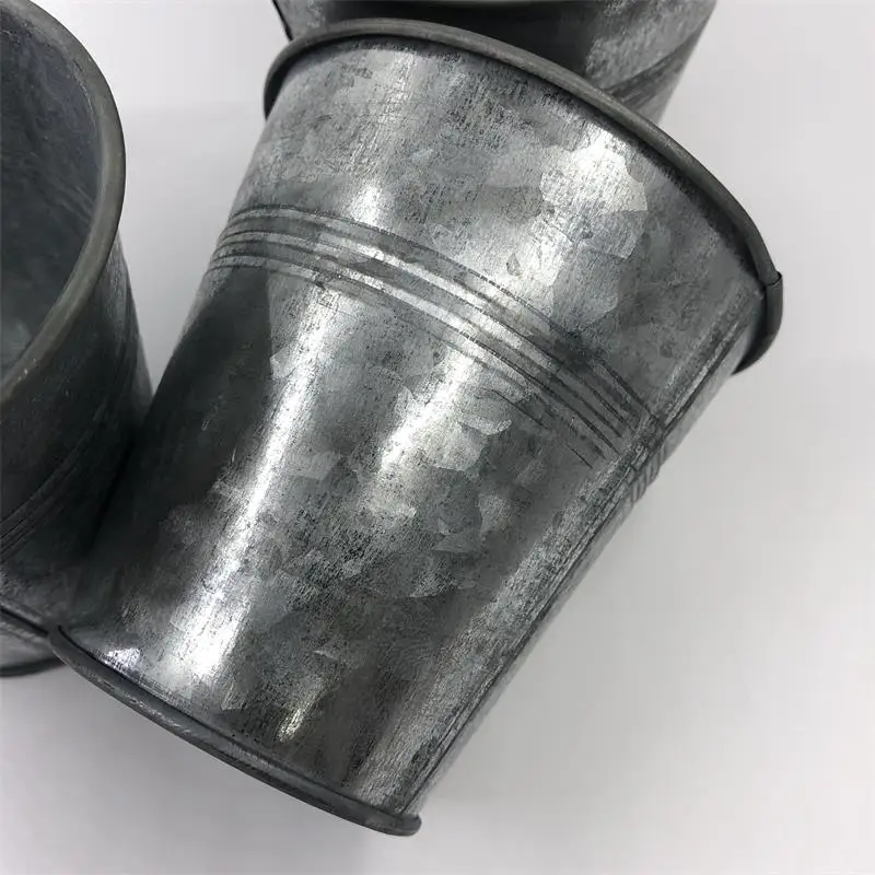 20 шт./лот D8 * H8.5CM Металл оцинкованная чашки Easeter яйцо горшок жестяная коробка