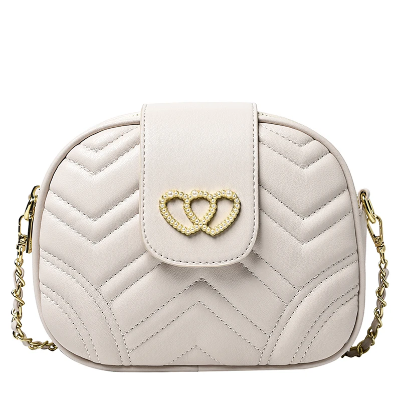 

Luxury sense PU soft leather elegant shoulder bag 2020 new fashion autumn and winter women's designer crossbody saddle bag