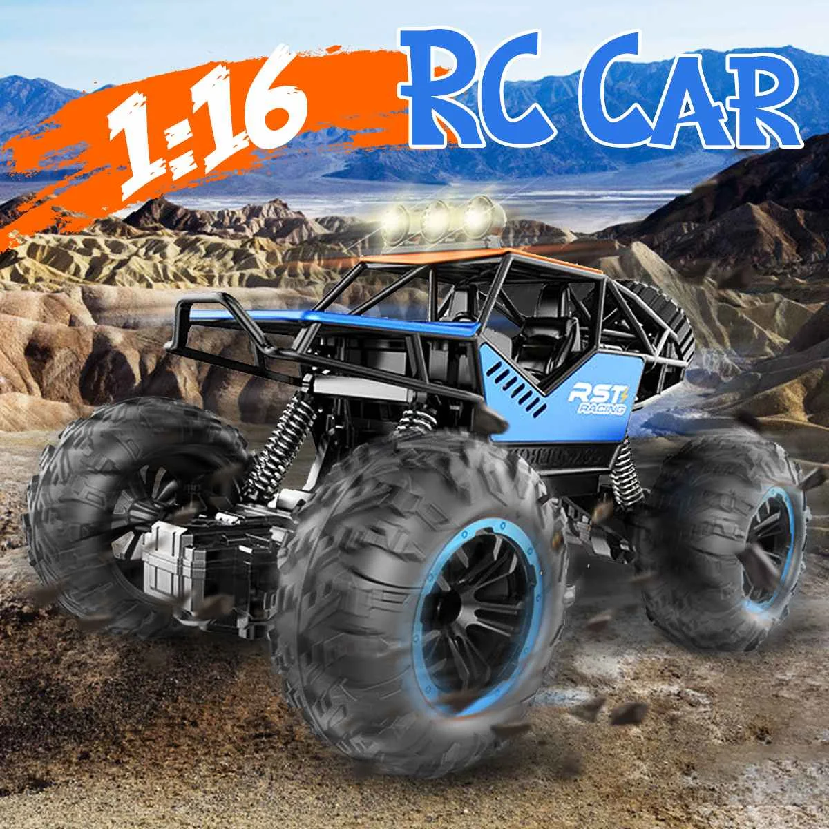 

1:16 4WD led RC Car Updated 2.4G Radio Control RC Car Toys remote control car Trucks Off-Road Trucks boys Toys for Children kid