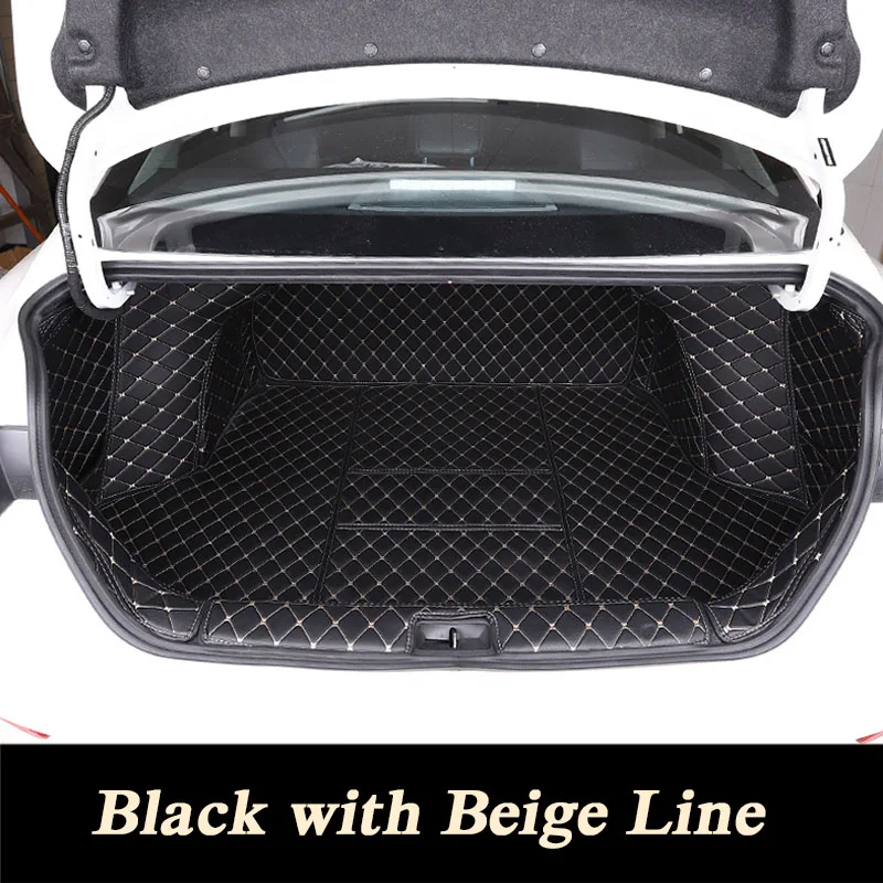 

Car Styling PU Leather Trunk Mat Rear Liner Cargo For Nissan Sentra Sylphy J18 2020-Present Carpet Protector Pad Auto Accessory