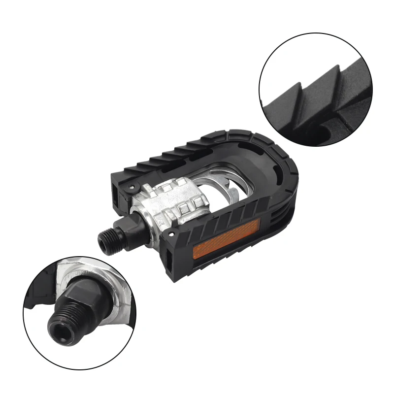 Велосипедные педали RollsRace складные с пластиковыми шарикоподшипниками