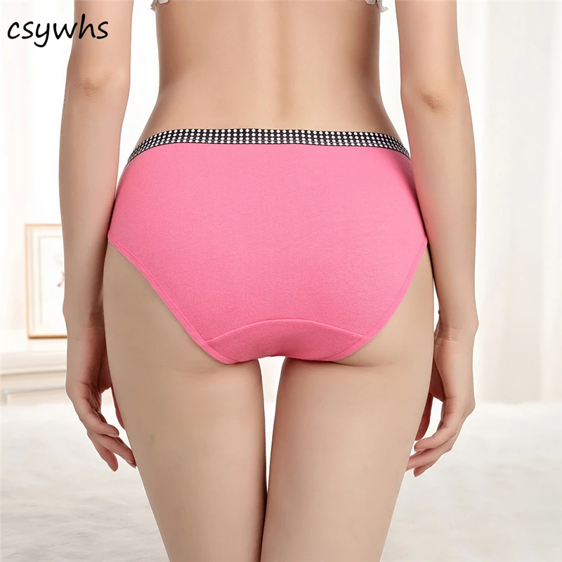 CSYWHS 4 шт. трусики партия большие размеры женские хлопковые трусы с высокой