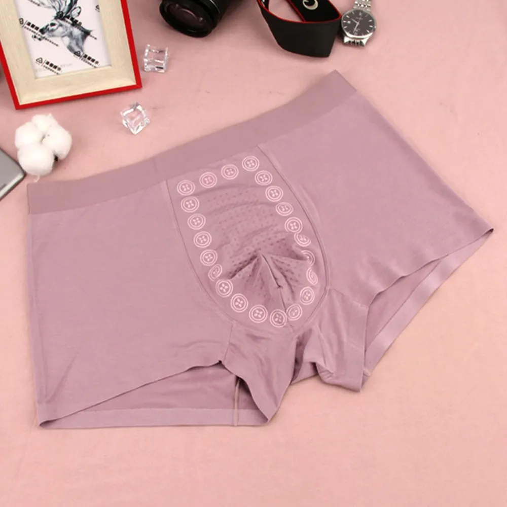 

Men Seamless Boxers Man Large Size Underwear Comfortable Man Non-Marking Boxer Brief Man Breathable U Pouch Cueca Male Panties