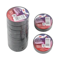 10pcslot 3m electrical tape pvc black insulation tape leaded free vinyl adhesive insulating tape18mm 10m0 13mm