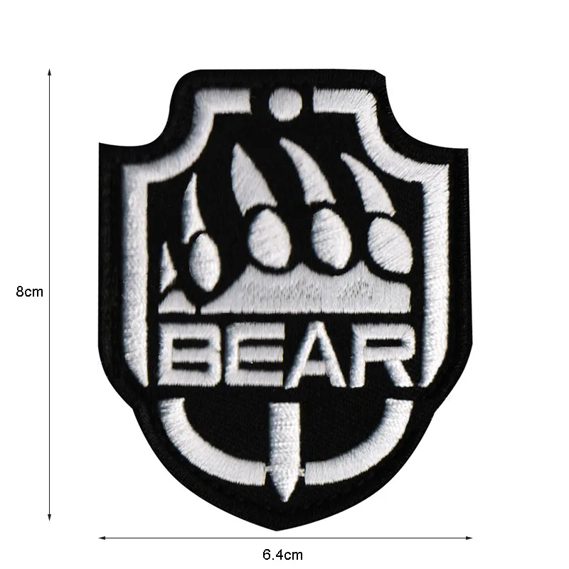 Нашивка С Вышивкой ИК Побег из России таркава медведя усека русская игра