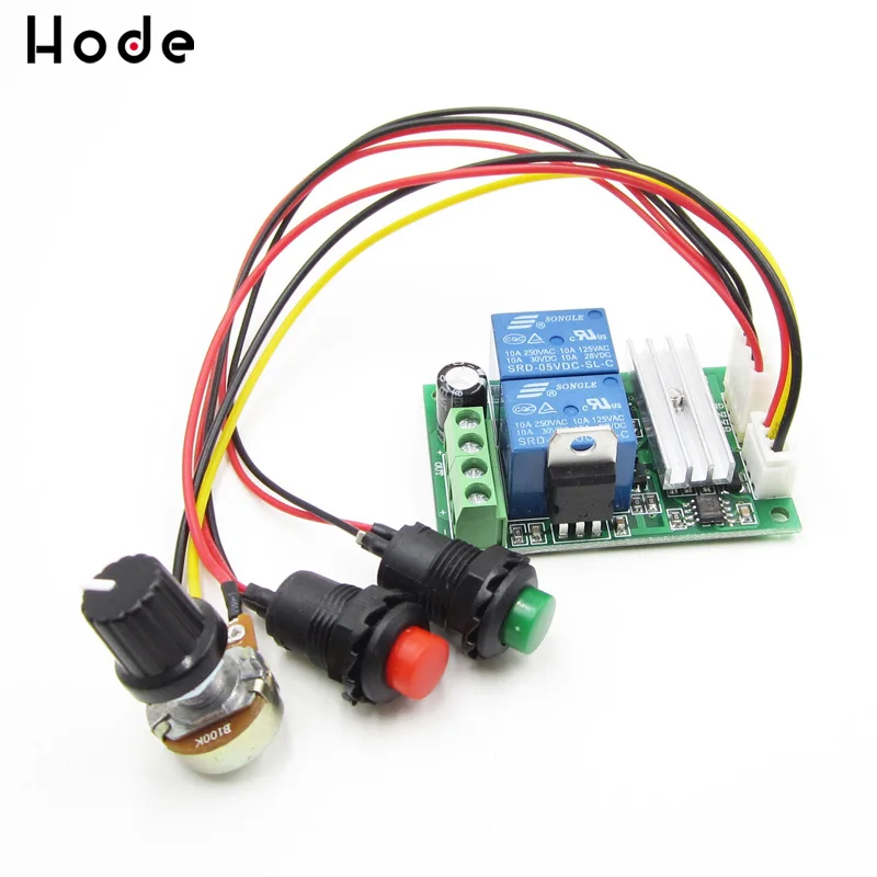 PWM контроллер скорости двигателя постоянного тока регулятор вперед назад