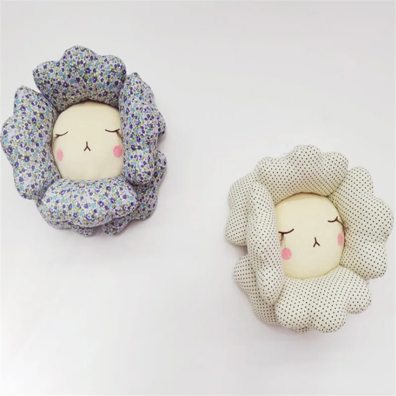 

Украшение для детской комнаты 3D в скандинавском стиле, милый Подсолнух, смайлик, Настенный декор, хлопковый декор для маленьких девочек, дом...