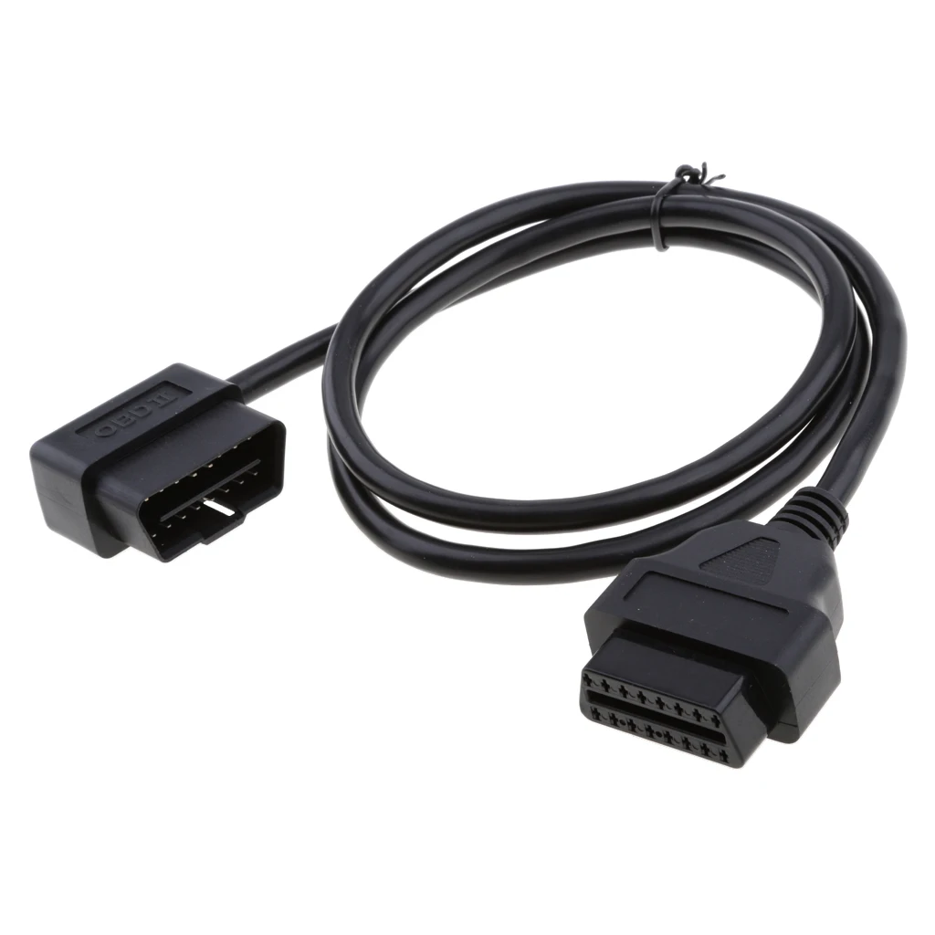 

1m OBDII 16 Pin Male To Female Extension Diagnostic Cable Adapter