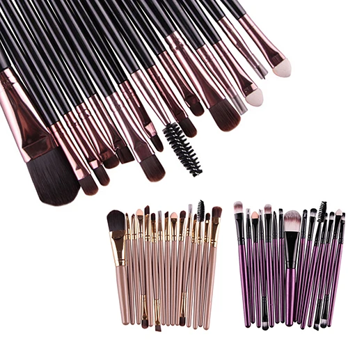 15x набор для макияжа Пудра основа век брови консилер губ Косметические Кисти
