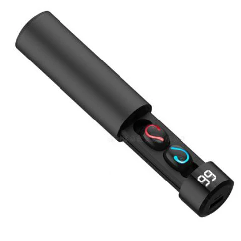 Kzofu F7 TWS 5,0 Bluetooth Oortelefoon 6D стерео Draadloze Koptelefoon In-Ear PX7 Водонепроницаемая гарнитура 3500 мАч светодиодный Smart power - Цвет: black