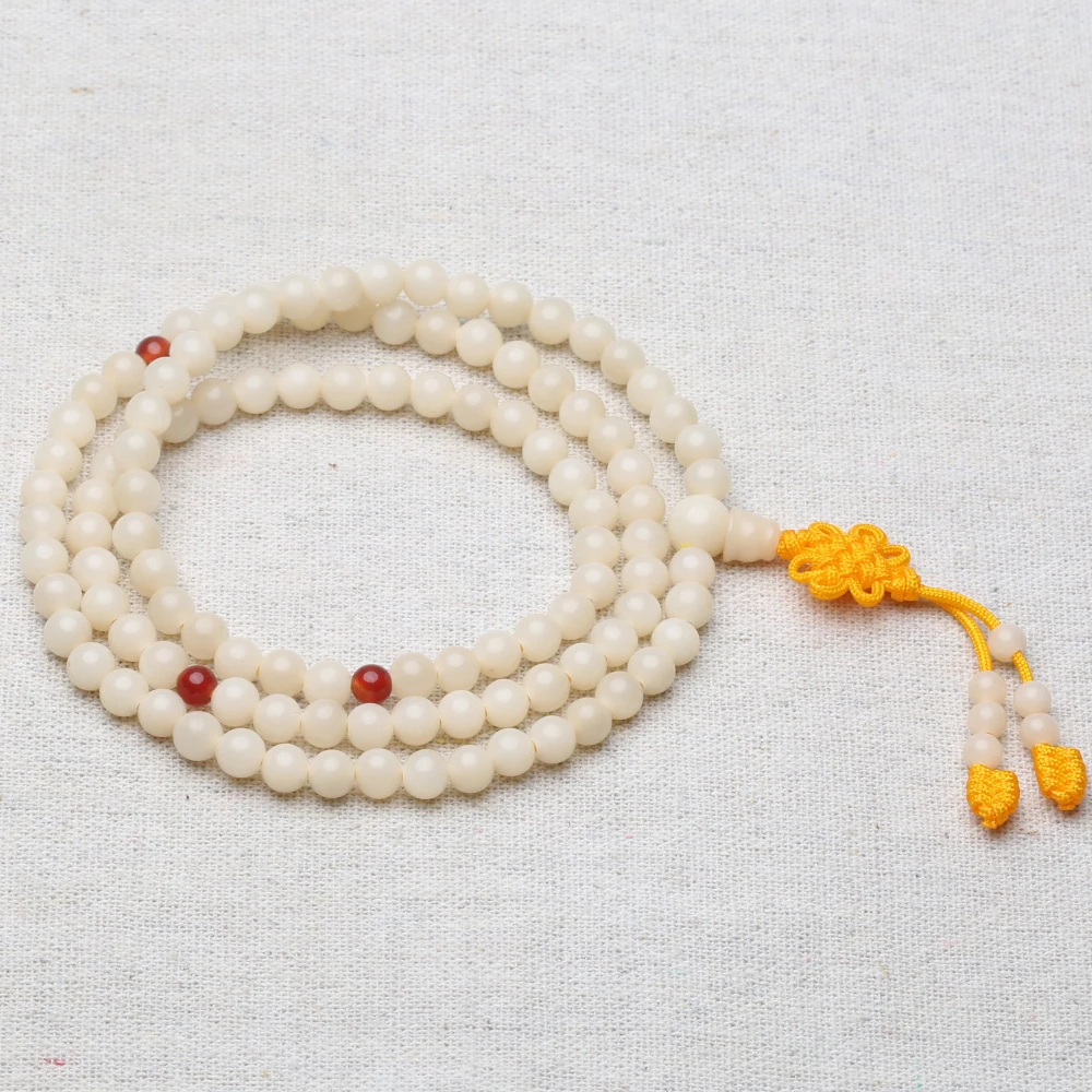 

Natural Bodhi Beige Yoga Chakra * Zen Leisure Beads Artworks Buddhist Mara Prayer Unisex Bracelet With Elastic Band