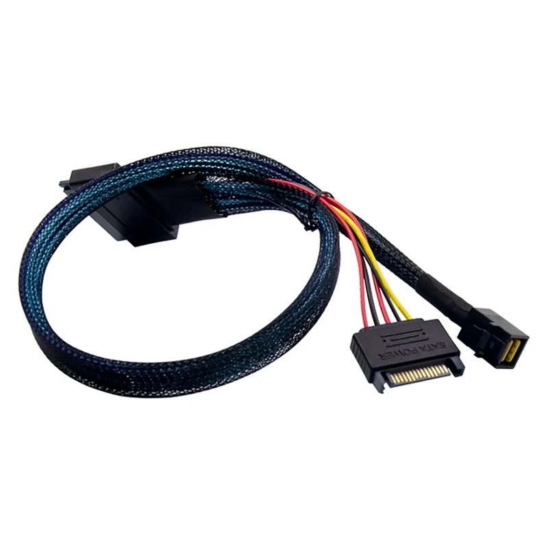 

SAS 3.0 to U.2 Cable SFF8643-SFF8639 (1-1) 12GB/S SAS Data Cable Built-in Mini SAS-HD High-Speed Transmission Cable