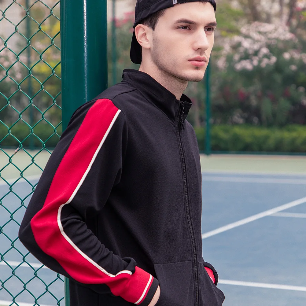 Новый повседневный мужской костюм с капюшоном спортивная одежда для бега