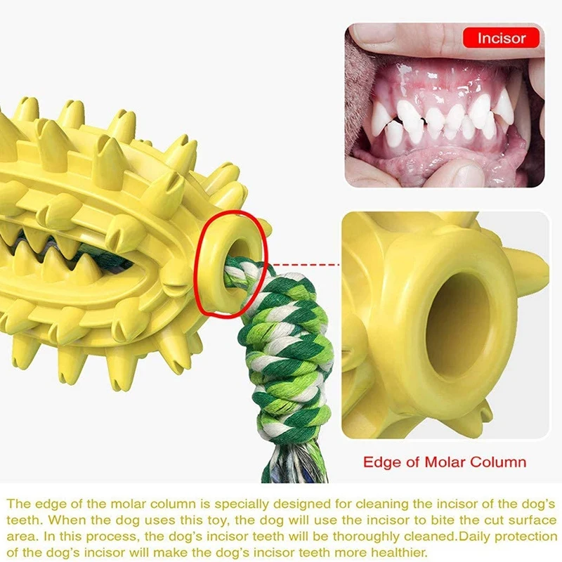 

Dog Chew Toys for Aggressive Chewers, Puppy Dog Training Treats Teething Rope Toys for Boredom