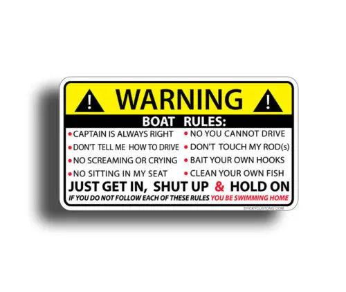 Наклейка с забавными лодками наклейка для лодки панельная OEM графическая