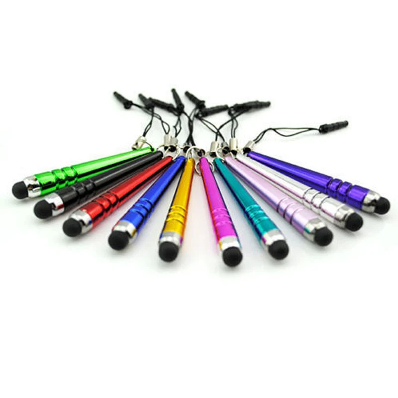 10PCS Universal Mini Capacitive Screen Stylus Touch Pen For iPad Sumsang All IOS Android Smart Phone Tablets | Компьютеры и офис