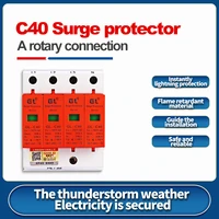 ac spd 1p2p3p 4p 40ka 385v surge protector over voltage lightning protection low voltage arrester