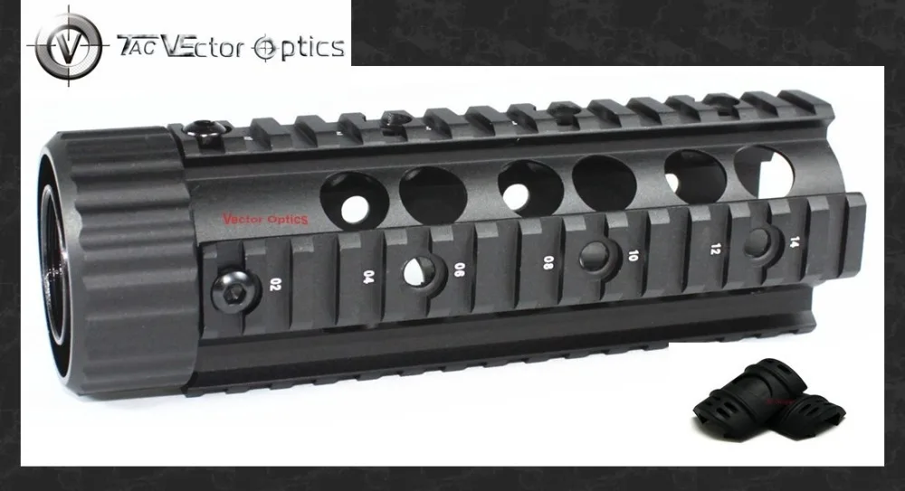 Векторная Оптика Тактический тонкий M-LOK 7 10 12 15 17 дюймов поплавок Handguard Пикатинни кронштейн подходит 223 5,56 AR 15 M4 M16